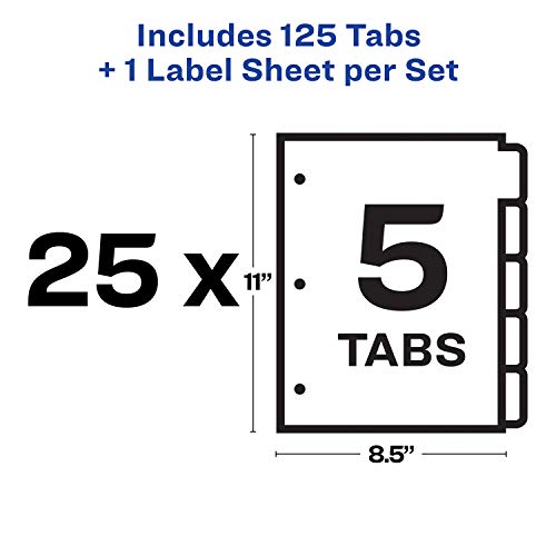 Avery Mini Binder Filler Paper for 3 Ring Binders or 7 Ring Binders, College Ruled, 5.5" x 8.5", 100 Sheets (14230) - style: 1 Pack