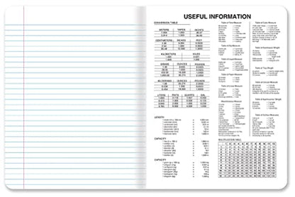 Better Office Products Composition Book Notebook - Hardcover, College Ruled (9/32-inch), 100 Sheet, One Subject, 9.75" x 7.5", Black Cover-12 Pack