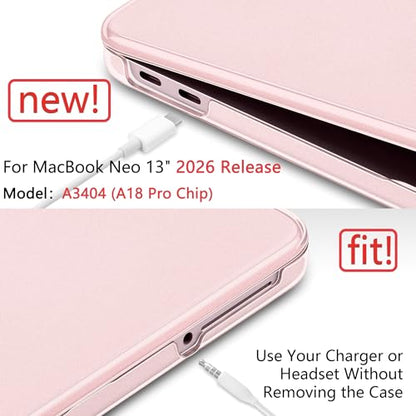 Batianda Case for MacBook Neo 13 Inch 2026 Model A3404, Pink Quote | 4-in-1 Laptop Accessories Bundle with Pink Quote Design, Ultra Slim Hard Shell for Students, Girls and Minimal Style Users - color: You Are Enough