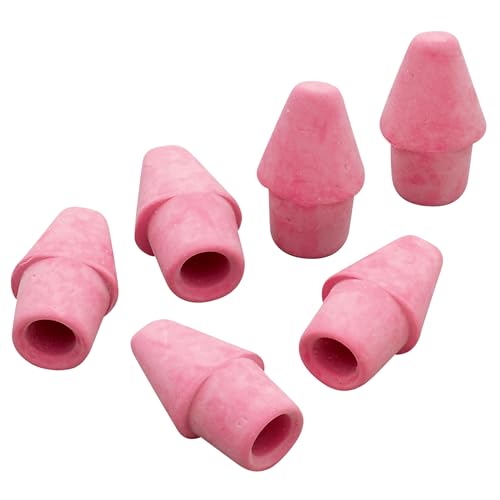 Paper Mate Arrowhead Pink Pearl Cap Erasers, 144 Count - Back to School, Classroom, Homeschool, Teacher Supplies