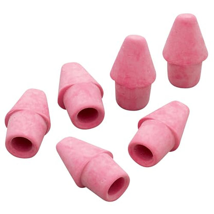 Paper Mate Arrowhead Pink Pearl Cap Erasers, 144 Count - Back to School, Classroom, Homeschool, Teacher Supplies
