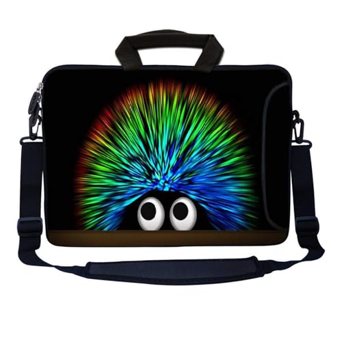 LSS 13.3 inch Laptop Sleeve Bag Notebook with Extra Side Pocket, Soft Carrying Handle & Removable Shoulder Strap for 12" 12.1" 13" 13.3" Apple MacBook Air, GW, Acer, Aspire Asus, Dell, HP, Sony, - color: Hedgehog, size: 13 in – 13.3 in