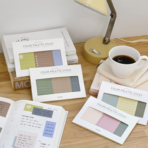 Monolike Color Palette Sticky Plan 30p Series. 2 B Set 4P - Self-Adhesive Memo Pad 30 Sheets - color: Plan 30p Series. 2 B