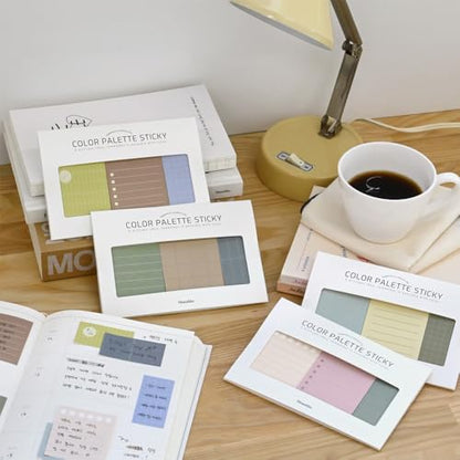 Monolike Color Palette Sticky Plan 30p Series. 2 B Set 4P - Self-Adhesive Memo Pad 30 Sheets - color: Plan 30p Series. 2 B