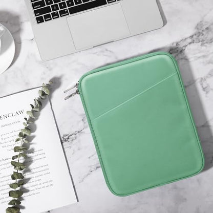 TiMOVO 9-11" Tablet Sleeve Bag for iPad 11-inch A16 2025, iPad 10.9"/10.2"| Air 11 Inch/5th/4th Gen. 10.9", Galaxy Tab A9+/A11Plus 11", Protective Bag with Pocket, Bodhi Green - color: Bodhi Green, size: 9-11 Inch
