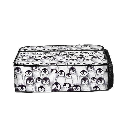 Penguin Lunch Bag Reusable Insulated Lunch Box Keep Food Cooler Thermal Lunch Tote for Women Men - color: Penguin