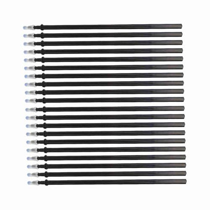 ZJchao Erasable Pens, Pen Refills Erasable Gel Pens Blue Ink Gel Ink Pen Refills with Fine Point 0.5mm Replacement for Office School Writing (20pcs) - color: Black, size: 20pcs