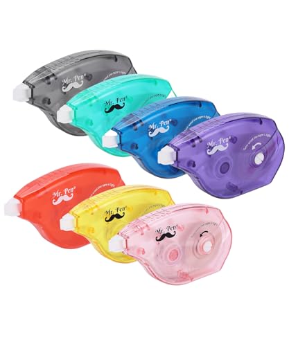 Mr. Pen- Correction Tapes, 7 Pack, 0.2" x 393", White Correction Tape Set | for Quick Corrections, Office and School Supplies