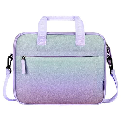 Choco Mocha Kids Tablet Sleeve Bag for Boys & Girls, (10-12.5Inch) - color: Glitter-purple 12.5inch, size: 12.5inch(12.5 x 9.8 x 1.3)