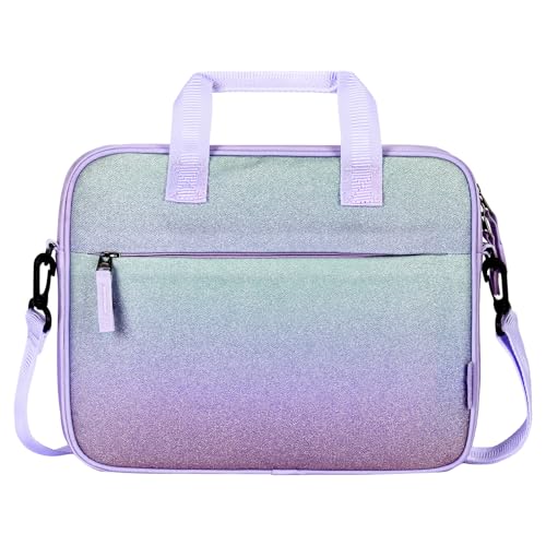 Choco Mocha Kids Tablet Sleeve Bag for Boys & Girls, (10-12.5Inch) - color: Glitter-purple 12.5inch, size: 12.5inch(12.5 x 9.8 x 1.3)