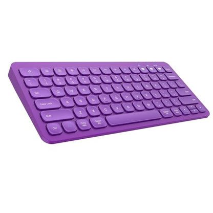 Wireless Keyboard, Bluetooth Keyboard, Multi-Device Ergonomic, Wireless, Compatible with Laptop/PC/Notebook/MacBook/Computer, for iPhone/iPad/iPad mini/iPad Air/Smart TV - color: PL