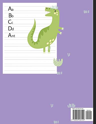 Handwriting Practice Paper Notebook: Practice For Kids, Ages 3-5, Alphabet Writing Practice , Kg3, Kindergarten Handwriting Paper Notebook , Dotted Lined Writing, ABC Students Learn At Home