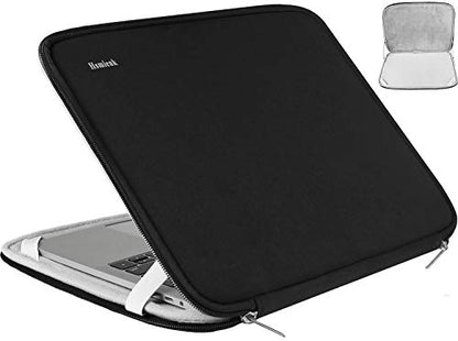 Laptop Sleeve Case 15 inch, Shockproof Protective Flip Cover, Notebook Computer Pocket Bag, Tablet Briefcase Carrying Case for 15"-15.4" HP, ASUS, Acer, Lenovo, Black - color: Black, size: 15 Inch