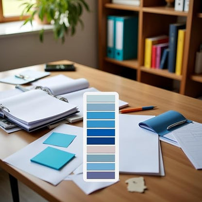 200 Pcs Sticky Index Tabs,Writable and Repositionable Book Flags Tabs Strip,Page Markers Notes Tabs Index Tabs for Page Marking Classify File,Self-Stick Notes Notebooks and Writing Pads (Blue) - color: Blue