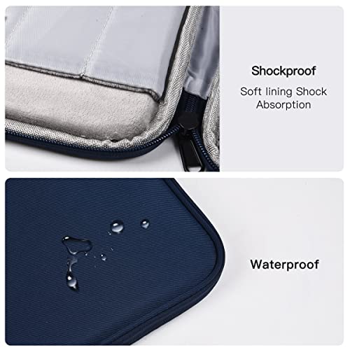 12.9 Inch Tablet Carrying Bag for Samsung Galaxy Tab S9+ Plus/S8+/S7+ Plus/S7 FE 12.4" & 13 inch iPad Pro M5 M4, iPad Air M4 M3 M2 2026-2024, Surface Pro 11 Snapdragon,10,9,8,X,7+,7,6 Sleeve Case-Blue - color: Blue, size: 12.9 Inch