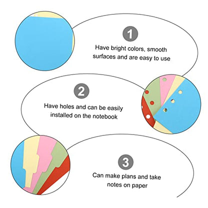Veemoon 5sets Loose Leaf Paper Inserts College Ruled Lined Filler for Journal Notebook School