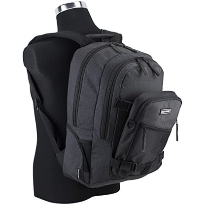 Eastsport (2 for 1) Universal Commuter Backpack w/Matching Shoulder Bag - Black