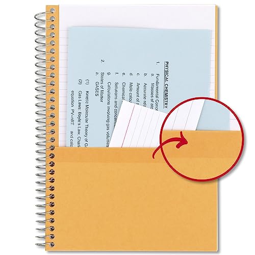 Five Star Spiral Notebook, 2 Subject, College Ruled Paper, 6" x 9-1/2", 80 Sheets, Fights Ink Bleed, Water Resistant Cover, Black (840029AA2-ECM), (Pack of 12) - color: Black, size: Pack of 12