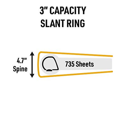 Avery UltraDuty SDS Binder Kit, 3 Inch 3 Ring Binder, A-Z Dividers, Sheet Protectors (77714) - size: 3", style: Ultra-Duty/Bundle