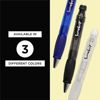 SAKURA 50280 SumoGrip 0.9-mm Pencil with Eraser, Clear - color: Clear