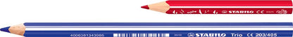 STABILO Trio thick short Animal Vibes - Triangular Colouring Pencil - Pack of 12 - Assorted Colours - style: Trio thick short