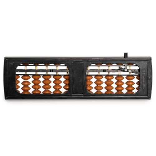 Yellow Mountain Imports Soroban Abacus - 13 Column, 9.7-Inch Professional Japanese Calculator for Mental Math and Montessori Learning - size: 9.7 inch