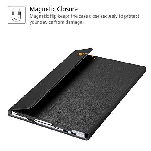 Fintie Sleeve Case Cover for 13.3" Samsung Galaxy Book Flex Alpha 13 NP730QCJ/Flex2 Alpha NP730QDA/Chromebook 2 XE530QDA/Book S/Ion 13 NP930XCJ, Black