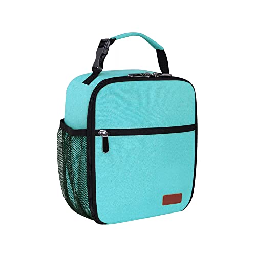 Femuar Lunch Box for Men Women Adults Small Lunch Bag for Office Work Picnic - Reusable Portable Lunchbox, Light Blue - color: Light Blue