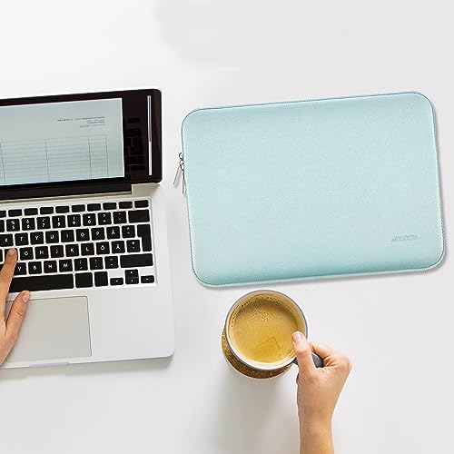 MOSISO Laptop Case 13 inch, 13 inch Laptop Sleeve Bag Compatible with MacBook Neo/Air M5 M4 M3 M2 M1 2026-2018 / Pro M2 M1 2026-2016, Neoprene Computer Sleeve Bag with Small Case, Mint Green - color: Mint Green, size: 13 inch