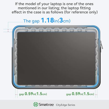 Smatree CityEdge Laptop Sleeve Case for 14 inch MSI Modern 14 A10R/B4MW/B5M/B10M/B11M/C13M/C12M, for Prestige 14 Evo A12M/A11M, Prestige 14 A12U/A12S/A11S/A10S, for Summit E14 Flip Evo A12M Case(CE05)