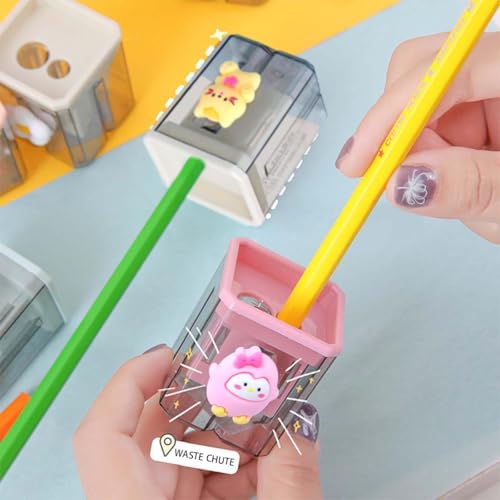2PCS Pencil Sharpener, 2PCS Pencil Sharpener, Lip Liner Sharpener, sharpened Pencil, Children's Pencil, Office Supplies, School Supplies, School Halloween Gifts, Christmas Gifts (Little Dog) - style: Little Dog