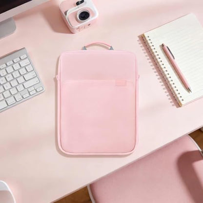Tablet Sleeve Bag for 13 inch iPad Air (M4/M3/M2) 2026, 13 inch iPad Pro (M5/M4), 12.9" iPad Pro (6th/5th/4th/3rd Gen), Galaxy Tab S10+ S9+ with Magic Keyboard, Protective iPad Case Bag, Pink - color: Pink