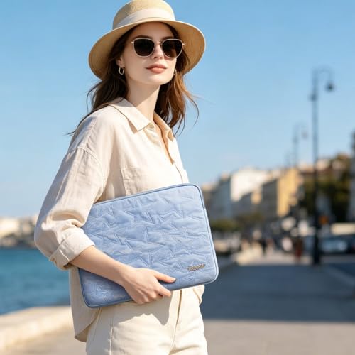 14 inch Laptop Sleeve Case for 14" MacBook Pro M5 M4 Pro Max, ThinkBook 14 Gen 8, IdeaPad 3i, Yoga Slim 7X, Inspiron 14, 14.5" XPS 14, ThinkPad E14 Gen 7, HP Notebook Bag Cover, Sky Blue - color: Sky blue, size: 14 inch / Macbook 14