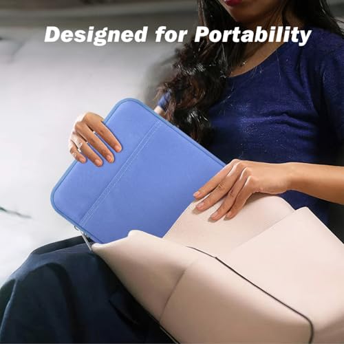 Dadanism 9-11" Tablet Sleeve Bag Carrying Case for iPad (A16) 11th Gen 11", iPad 10th Gen 10.9" Air 5/4, iPad Air/Pro 11", iPad 9/8/7th 10.2", Galaxy Tab A11+ Plus 11"/S9 FE, Tab M11 11", Periwinkle - color: Periwinkle, size: 9-11 inch