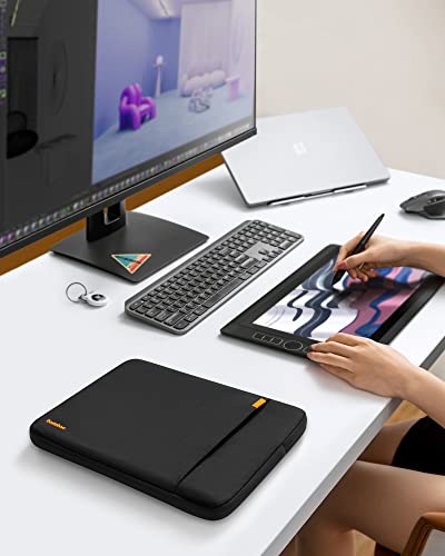 tomtoc 360 Protective Laptop Sleeve for 13-inch New Surface Pro 11th, Copilot+PC 2024, Surface Pro 10/9/8/X with Signature Keyboard/X Keyboard, Shockproof Water-Resistant Notebook Surface Case Bag | Shockproof Water-Resistant Notebook Case Bag for Surface