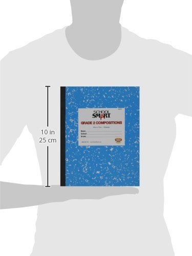 School Smart Skip-A-Line Ruled Composition Book, Grade 2, Blue, 100 Pages - 085301 - size: 50 Sheets/100 Pages - Grade 2