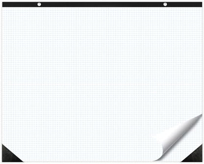 gisgfim Large Engineering Graph Paper 22x17 in Sturdy Graph Desk Pad 1/4 in Quad Grid Blueprint Paper Giant Drafting Pad Sketching Graph Paper for Engineer Architect Designer Mathematician Draftsman