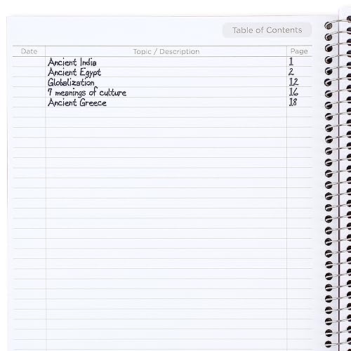 Five Star Interactive Notetaking Spiral Notebooks, 12 Pack, 1-Subject, College Ruled Paper, 11" x 8-1/2", 100 Sheets, Customizable Cover, Black, Amethyst Purple, Harvest Yellow (820196-ECM) - color: Black, Purple, Yellow, size: 3 Count (Pack of 4)