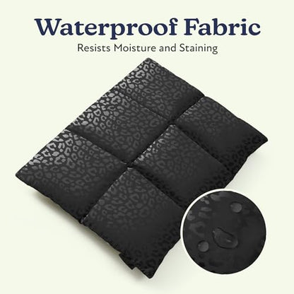 Vandel Puffy Laptop Sleeve 13 inch - 14 inch Waterproof Laptop Sleeve Case, Compatible with 13 inch MacBook Air/Pro 13 / MacBook Pro 14, iPad Pro 12.9, 13.3 in HP Dell, Air Case, Computer Bag Cover - color: r. Grid Black Leopard