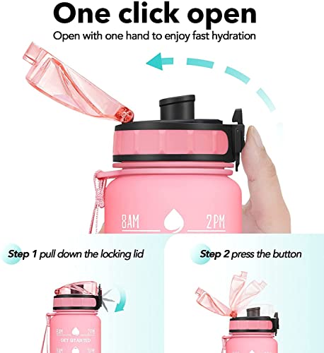 ATERO Unbreakable Silicone Water Bottle with Motivational Time Marker, Leakproof Durable BPA-Free Non-Toxic for Office, Home and Kitchen Outdoor Fitness and Gym(850ML, Multicolour, set of 1)