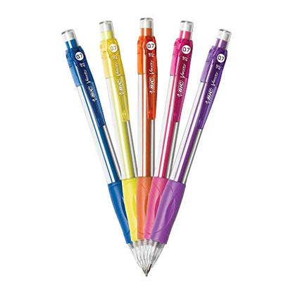 BIC Velocity Mechanical Pencils, With Colorful Barrel, Medium Point (0.7mm), 2-Count Pack Mechanical Pencils With Erasers - size: 2 Count (Pack of 1)