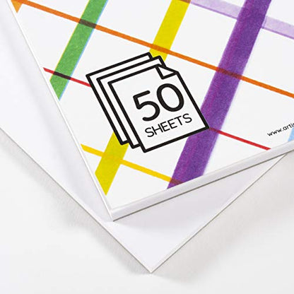 Marker Paper - 9 x 12 inch Marker Paper Sketchbook, 50 Sheets Per Pad, White Acid-Free, 75 GSM Paper, Lightweight and Sketching and Drawing Pages, (Pack of 2) - size: Marker Paper 9 x 12"