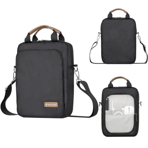 7-9 Inch Tablet Sleeve Bag, Ipad Bag for iPad mini 6/5/4/3/2,Samsung Galaxy Tab A7 Lite 8.7" / Tab A 8.0",Kindle 2022/10/9/8/7/6,eReader,with Removable Shoulder Strap (Black) - color: Black, size: 7-9 Inch
