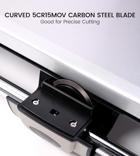 Rotary Paper Cutter, Heavy Duty Paper Trimmer 360mm(14.17") Cutting Length with Safety Blade Handle and Guides,15 Sheets Capacity,Ideal for Offices,Homes,Printing Shops,Photo Studios - size: 14.17"