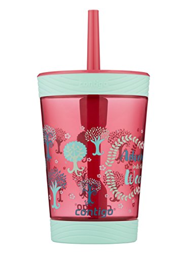 Contigo Kids Spill-Proof 14oz Tumbler with Straw and BPA-Free Plastic - color: Sprinkles Pink, size: 14 Ounces