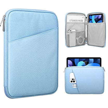 TiMOVO 9-11" Tablet Sleeve Bag for iPad 11-inch A16 2025, iPad 10.9"/10.2"| Air 11 Inch/5th/4th Gen. 10.9", Galaxy Tab A9+/A11Plus 11", Protective Bag with Pocket, Light Blue - color: Light Blue, size: 9-11 Inch