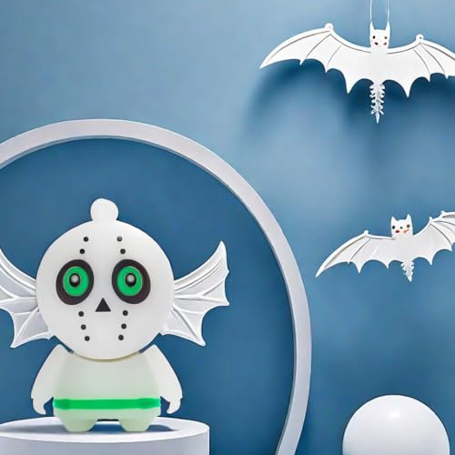 64GB USB 2.0 Flash Drive Cartoon Novelty Halloween White Devil Memory Stick Silicone Rubber Pendrive - color: Halloweendevil, size: 64GB 2.0