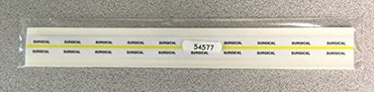 Tabbies Medical Chart Index Tabs "Surgical" 1-1/4"W x 1/2"H, Yellow, 100 Tab Inserts Per Pack (54577) - style: Surgical