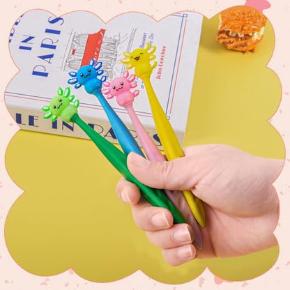 48 Pcs Cute Axolotl Bobblehead Eraser for Pencils Kawaii Erasers Cute School Supplies Fun Cartoon Erasers Back to School Supplies Birthday Classroom Gifts - style: Axolotl