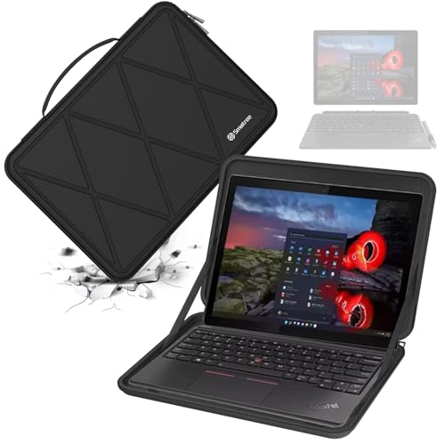 Smatree Hard EVA Protective Sleeve Case Compatible for 11.6 inch Lenovo 500e/500w/300w Gen 3/2, Lenovo 300e Gen2/3/Chromebook 2nd Gen, for 12.3 inch ThinkPad X12 Detachable Sleeve (X8016) - color: X Series-Black, size: For Lenovo 12.3 inch (X8016)